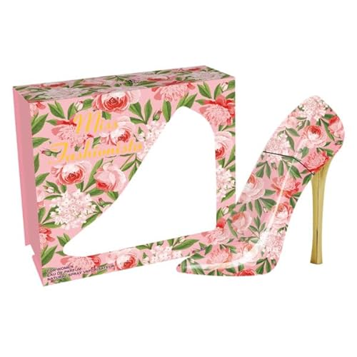 Damen Parfüm » Stiletto mit Blumenmuster 100 ml Eau de Parfum | Tiverton Miss Fashionista Pink von HomeRelax&Style