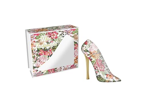 Damen Parfüm | Stiletto mit Blumenmuster 100 ml Eau de Parfum | Tiverton Miss Fashionista White von HomeRelax&Style