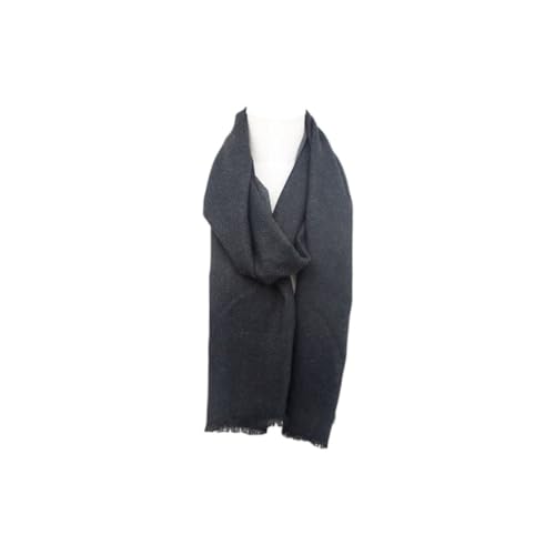 HomeRelax&Style Winter Herren Schal Herringbone » Soft Cashmera Herrenschal | Winterschal 180x30 cm Farbe Schwarz mit Fischgrätmuster von HomeRelax&Style