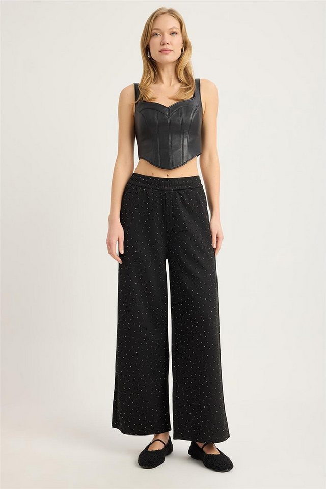 HomeStore Bequeme Jeans Vollständig verzierte Hose von HomeStore