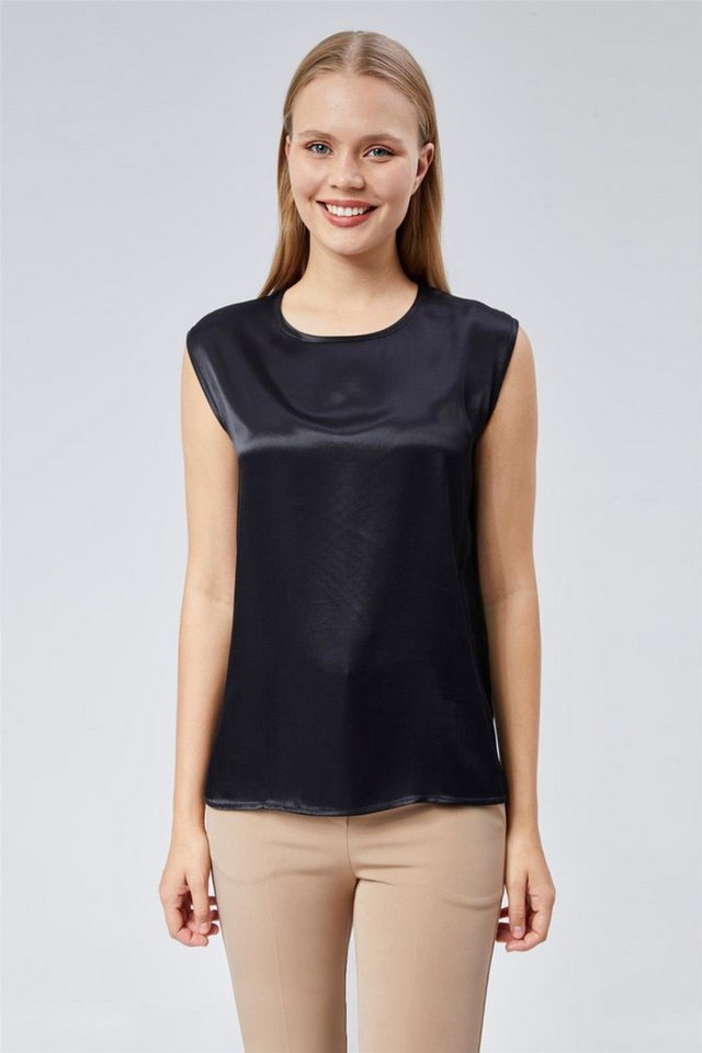 HomeStore Blusentop Ärmellose Satinbluse von HomeStore