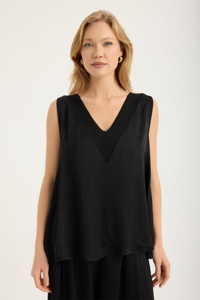 HomeStore Blusentop Ärmelloses Chiffon-Top von HomeStore