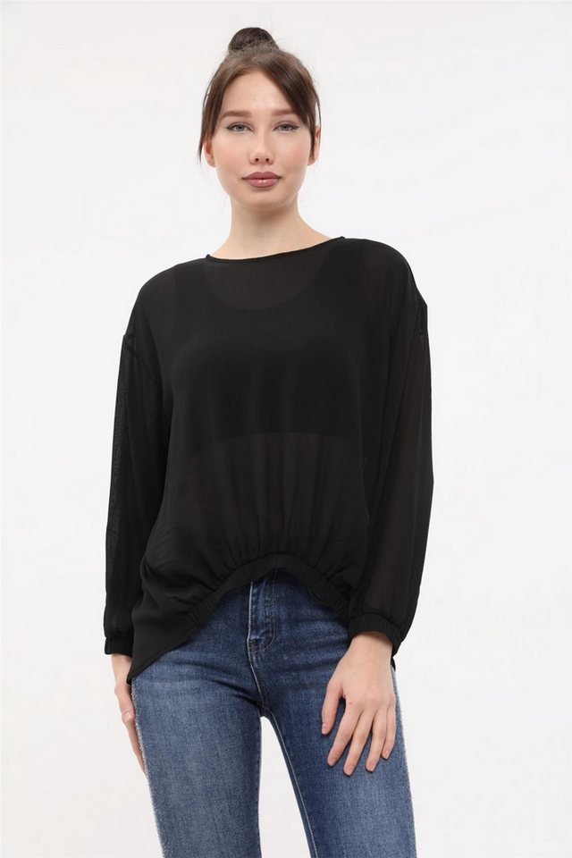 HomeStore Blusentop Geknöpfte Chiffonbluse von HomeStore