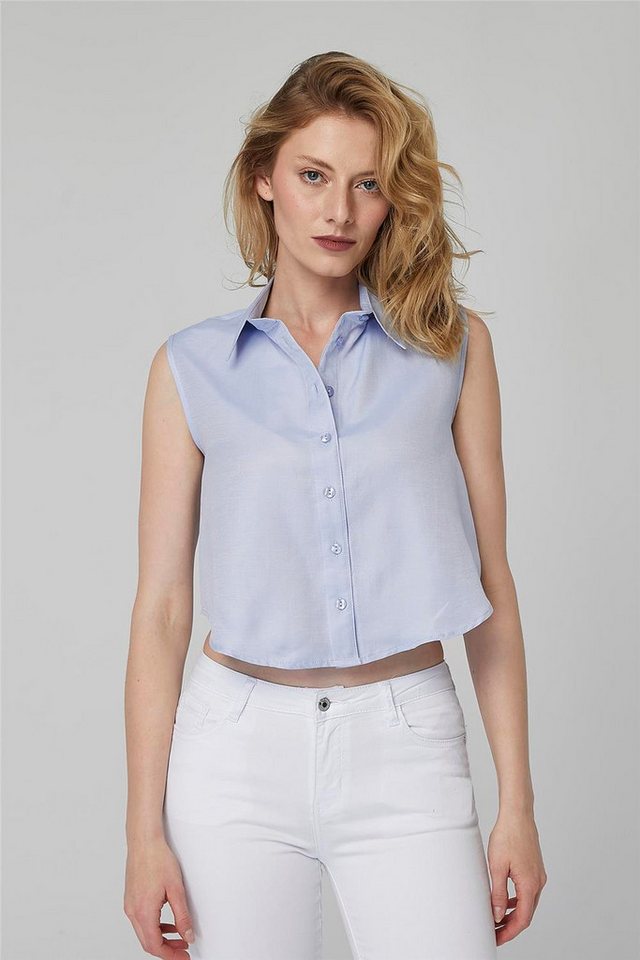 HomeStore Businesshemd Ärmellose Knopfleiste von HomeStore