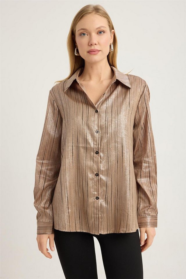 HomeStore Businesshemd Metallic-Hemd von HomeStore