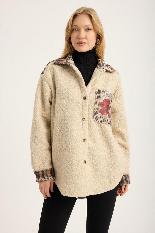 HomeStore Businesshemd Bedrucktes Leo-Shirt von Buklet Frida von HomeStore