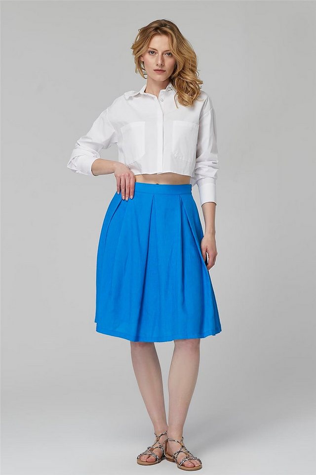 HomeStore Midirock Knielanger Plisseerock von HomeStore