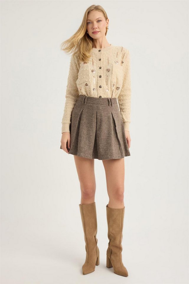 HomeStore Midirock Mini-Fischgrätrock von HomeStore