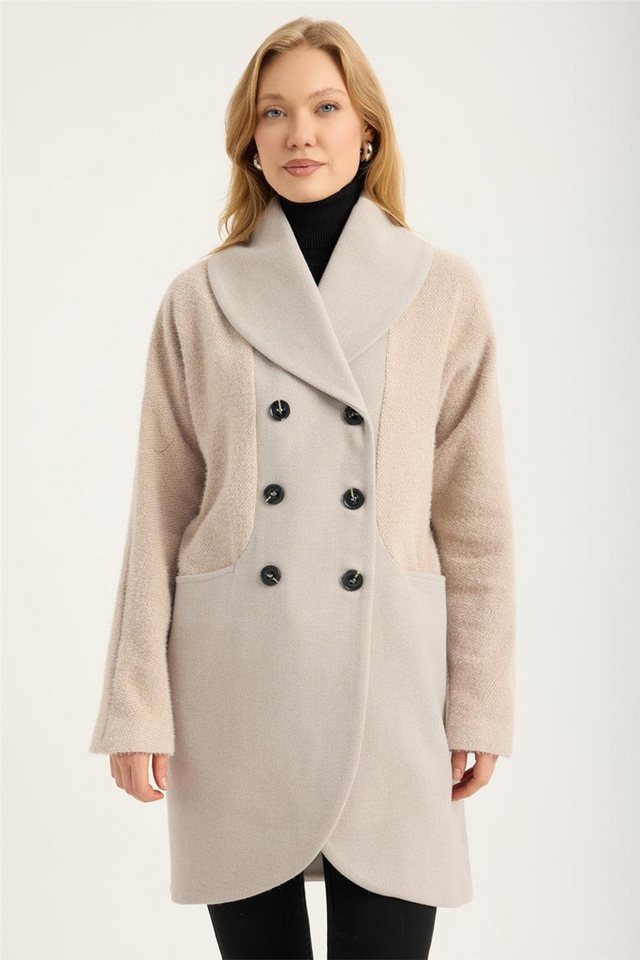 HomeStore Strickjacke Schichtkragen Mantel von HomeStore