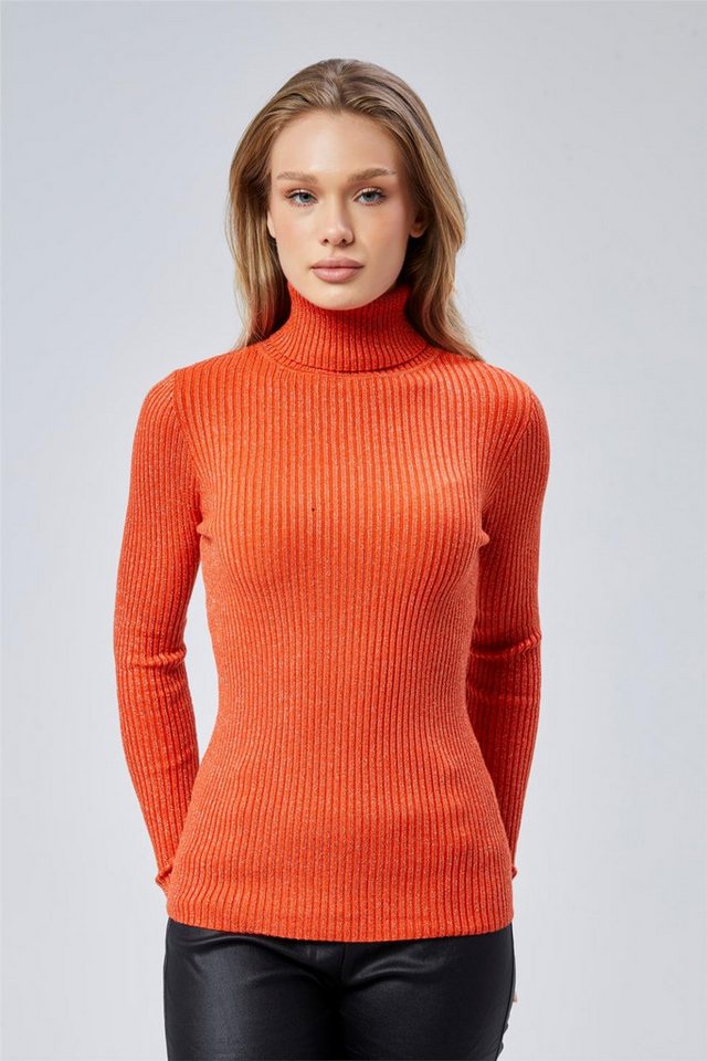 HomeStore Strickpullover KAZAKStrick Fischerkragen Pullover mit simulierter Textur von HomeStore