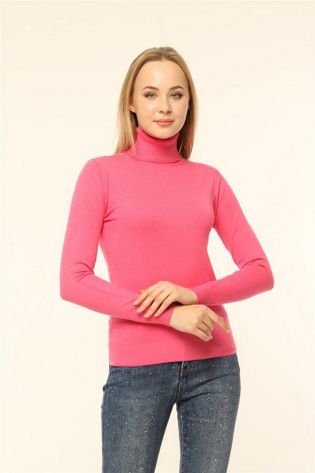 HomeStore Strickpullover Kasachischer Fischer Roll Basic Strickpullover von HomeStore