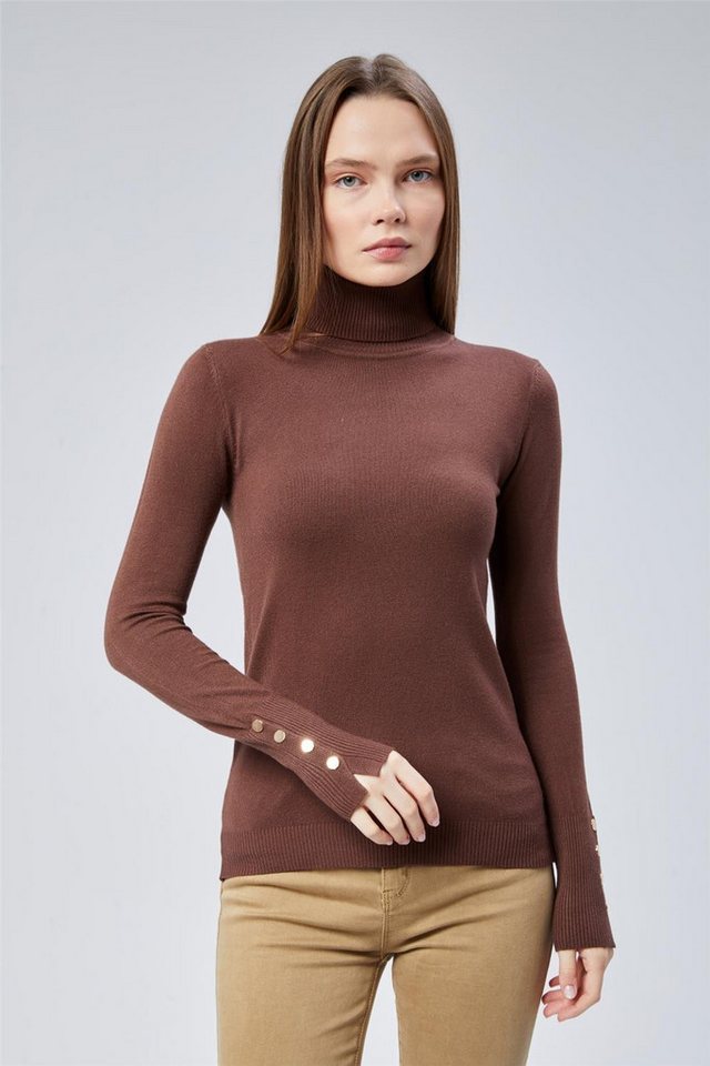 HomeStore Strickpullover Kasachischer Großnietstrickpullover von HomeStore