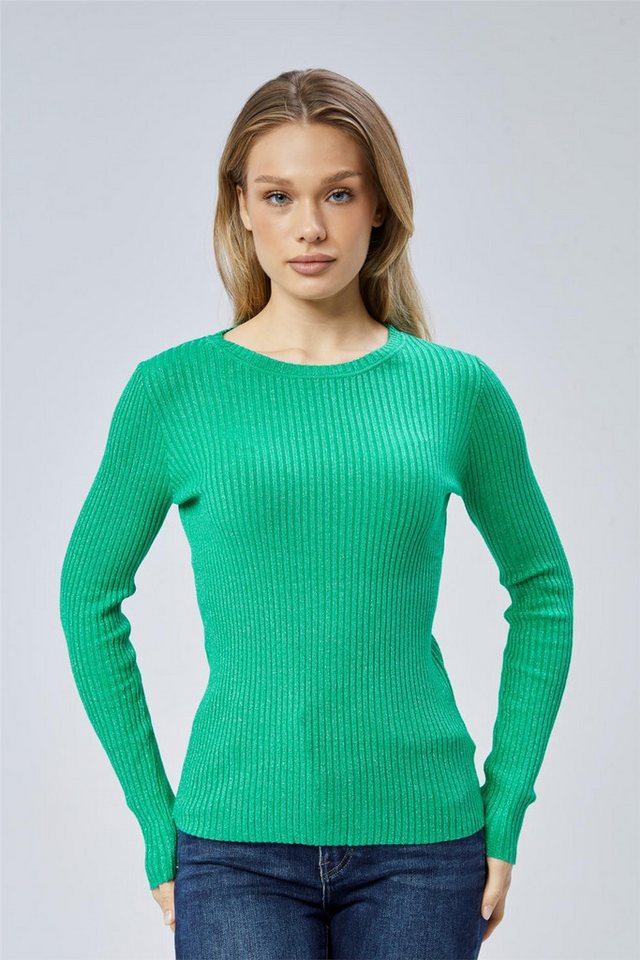 HomeStore Strickpullover Strickpullover mit geripptem Ausschnitt von HomeStore