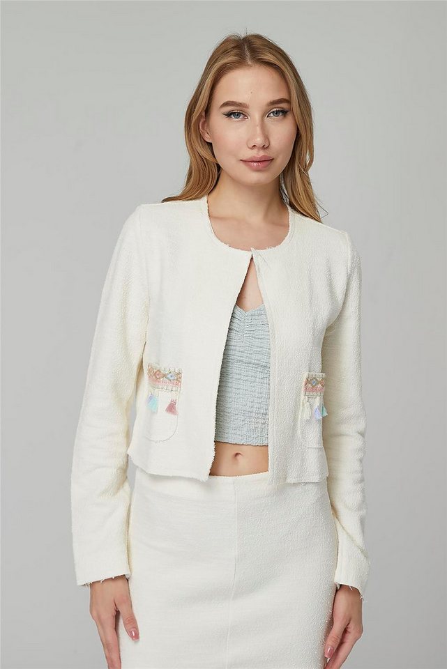 HomeStore Jeansjacke Quasten-Detail Jacke von HomeStore