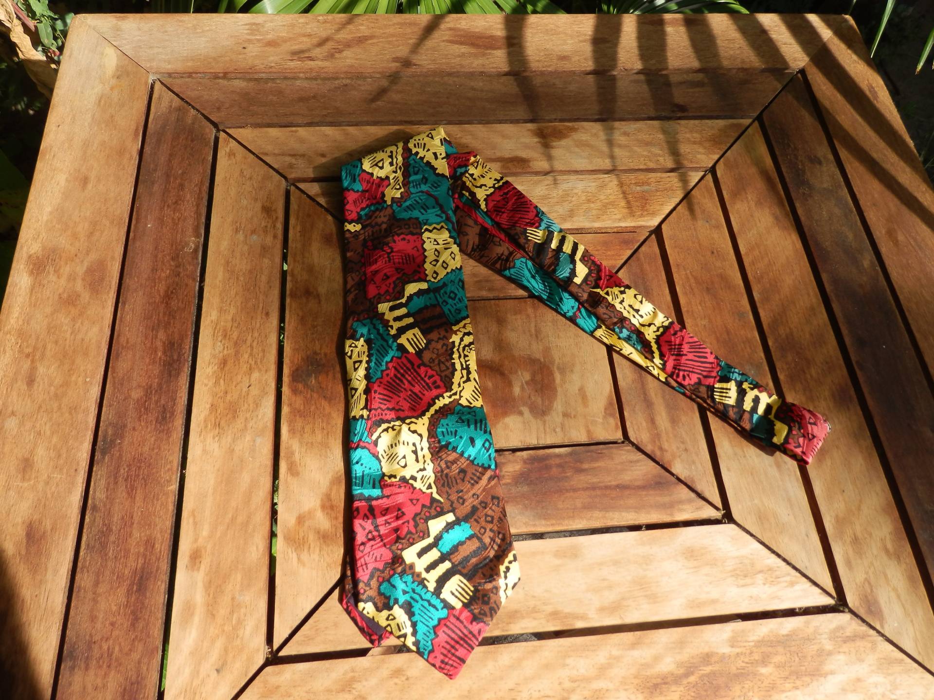 Vintage Ralph Marlin Halskette, Novelty Necktie, Geschenk Für Ihn, 90Er Jahre Nie Getragene Gemusterte Dayo Alakija, Lässiger Freitag Vintage Ralph Marlin Halskette, Novelty Necktie, Geschenk Für Ihn, 90Er Jahre Nie Getragene Gemusterte Dayo Alakija, Lässiger Freitag von HomeVintageHeritage