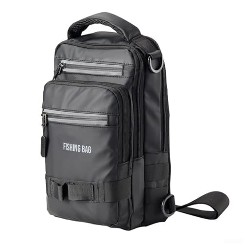 Angeltasche mit ergonomischem Schultergurt und Rutenhaltern für Komfort Angeltasche mit ergonomischem Schultergurt und Rutenhaltern für Komfort von HomeVortex