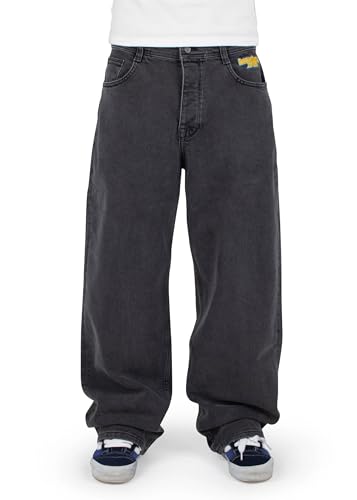 Homeboy x-tra Monster Pencil Jeans Herren Hose Washed Grey 34/32 von Homeboy