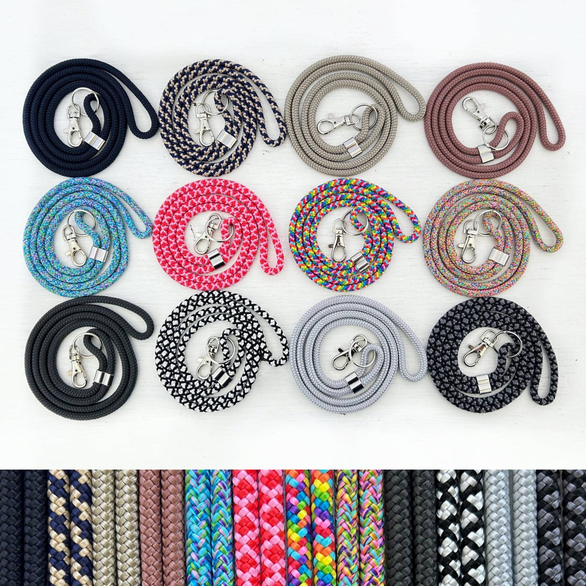 Schlüsselband Aus Segeltau, Lanyard, Schlüsselanhänger Segelseil, - Lang von HomelandDesign