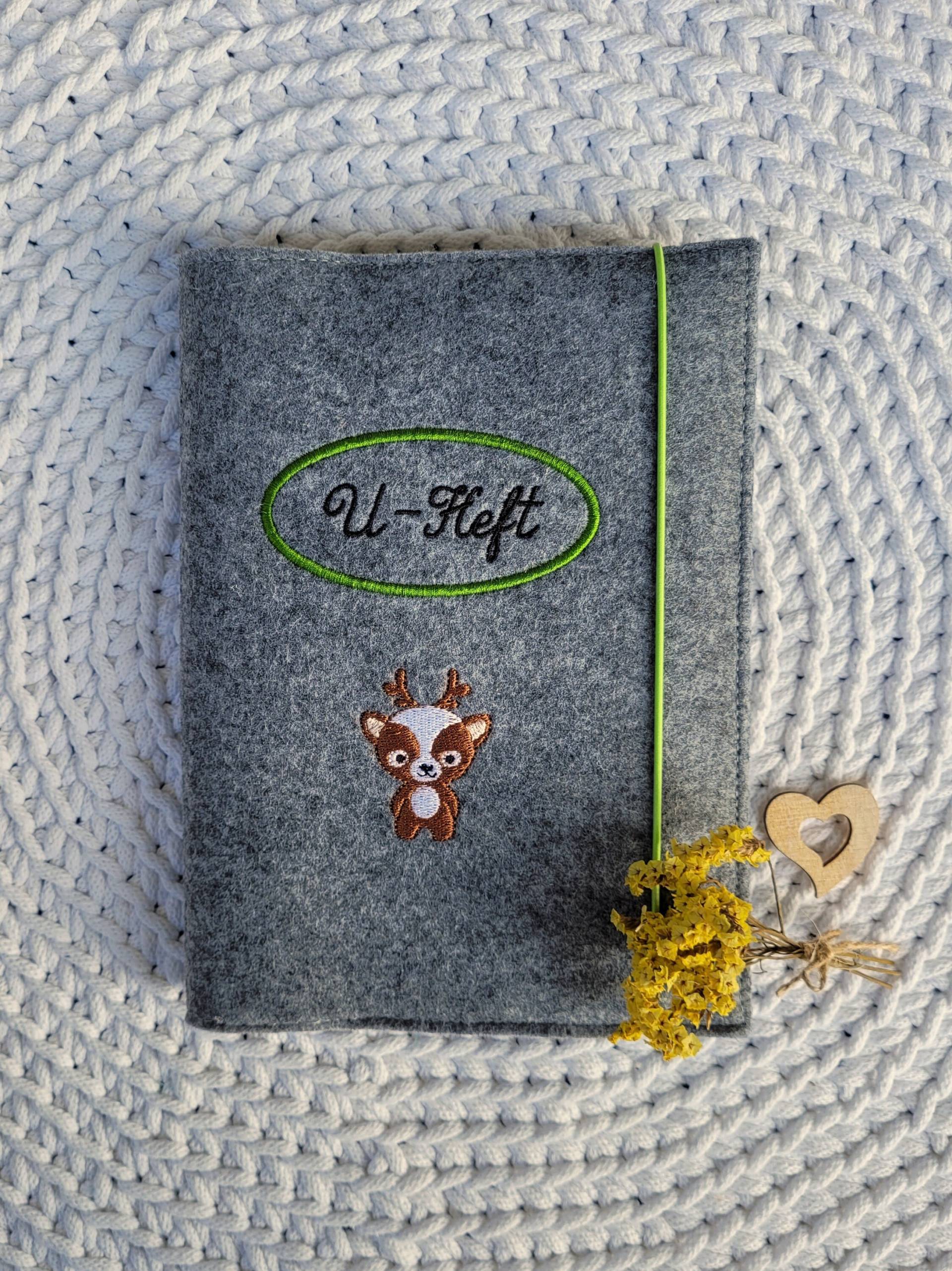 U-Heft Hülle Personalisiert, Elchfigur, Untersuchungsheft Filz, Kinderuntersuchungsheft Hülle, Geschenk Geburt U-Heft Hülle Personalisiert, Elchfigur, Untersuchungsheft Filz, Kinderuntersuchungsheft Hülle, Geschenk Geburt von HomemadebySaraKShop