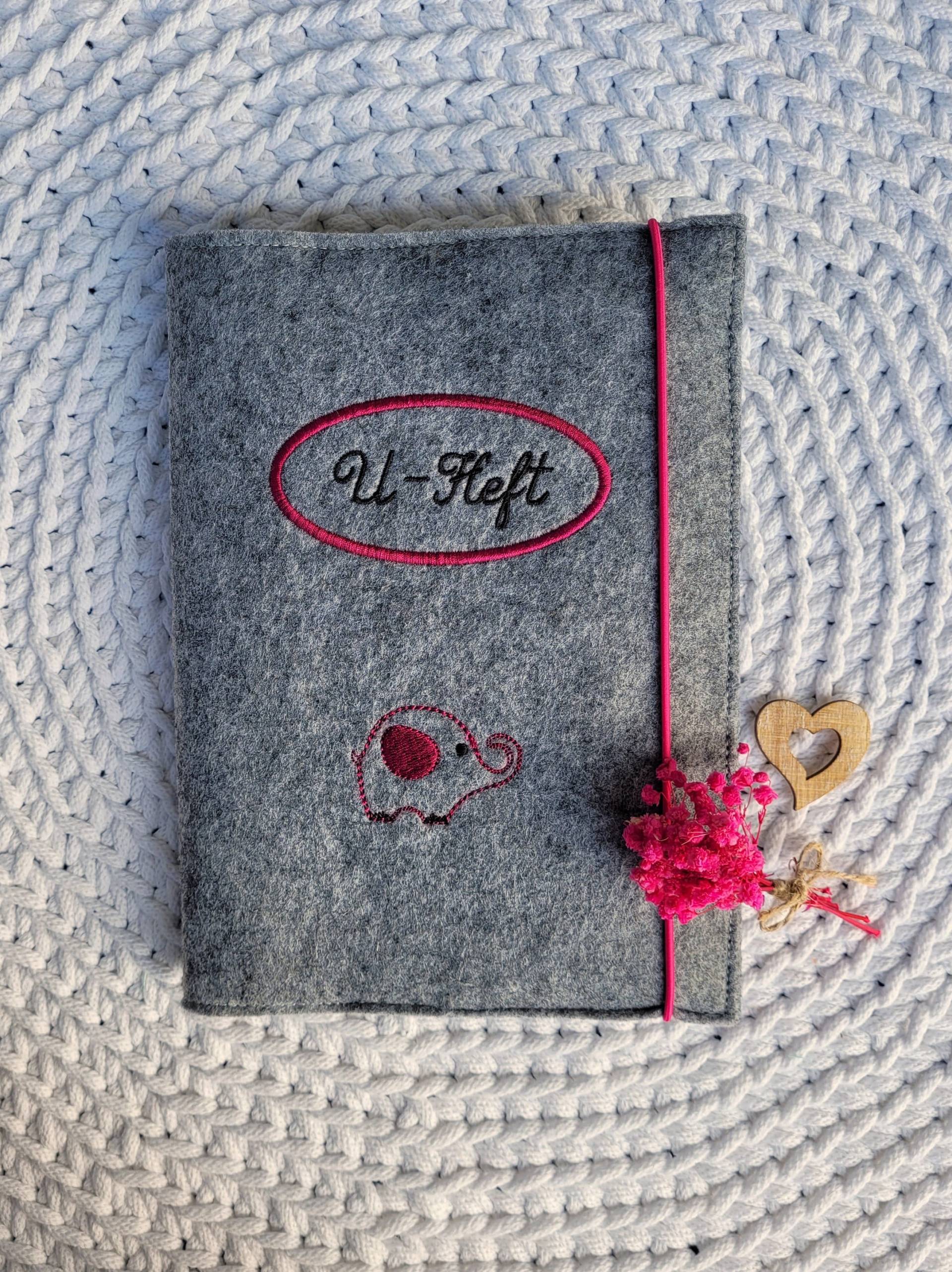 U-Heft Hülle Personalisiert, Süßer Elefant, Untersuchungsheft Filz, Schutzhülle, Kinderuntersuchungsheft Hülle, Geschenk Geburt U-Heft Hülle Personalisiert, Süßer Elefant, Untersuchungsheft Filz, Schutzhülle, Kinderuntersuchungsheft Hülle, Geschenk Geburt von HomemadebySaraKShop
