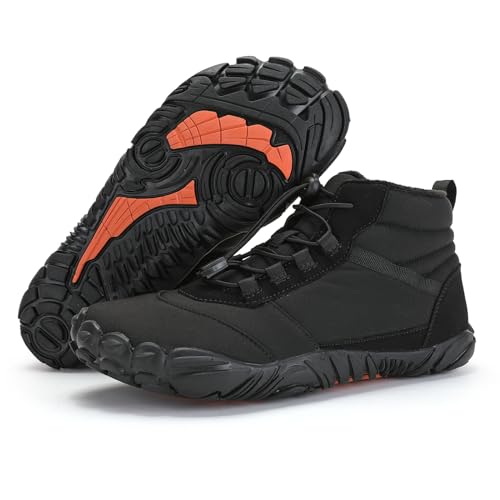 Wasserfeste Barfußschuhe Winter Pro 2.0 Herren Damen Unisex Minimalistische Traillaufschuhe Outdoor Barfussschuhe Barefoot Shoe,Schwarz,39 Wasserfeste Barfußschuhe Winter Pro 2.0 Herren Damen Unisex Minimalistische Traillaufschuhe Outdoor Barfussschuhe Barefoot Shoe,Schwarz,39 von Homesally