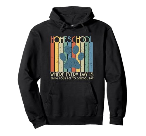 Lustige Homeschool bringt Haustier zur Schule für Kinder zu Hause Pullover Hoodie Lustige Homeschool bringt Haustier zur Schule für Kinder zu Hause Pullover Hoodie von Homeschool Design Shop