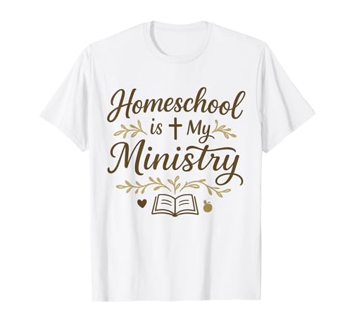 Homeschool Mama Ministry Faith Christian Teaching Proud T-Shirt von Homeschool Mom Shirts & Gifts HHWCo.