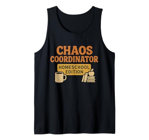 Homeschool Mom Chaos Coordinator - Mama unterrichten Tank Top von Homeschool Mom Shirts & Gifts HHWCo.