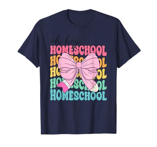 Oh Hey Homeschool-Shirt für Lehrer, Kinder, erster Schultag T-Shirt Oh Hey Homeschool-Shirt für Lehrer, Kinder, erster Schultag T-Shirt von Homeschool Shirt For Teacher Kids Back To School