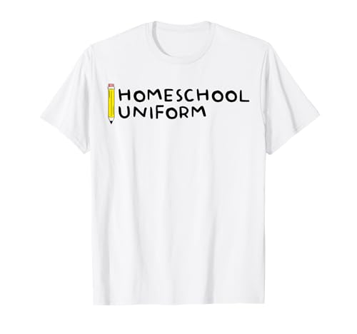 Homeschool-Uniform Lustige Homeschooling-Kinder zum Schulanfang T-Shirt Homeschool-Uniform Lustige Homeschooling-Kinder zum Schulanfang T-Shirt von Homeschool Uniform Homeschool Student Teacher Tees
