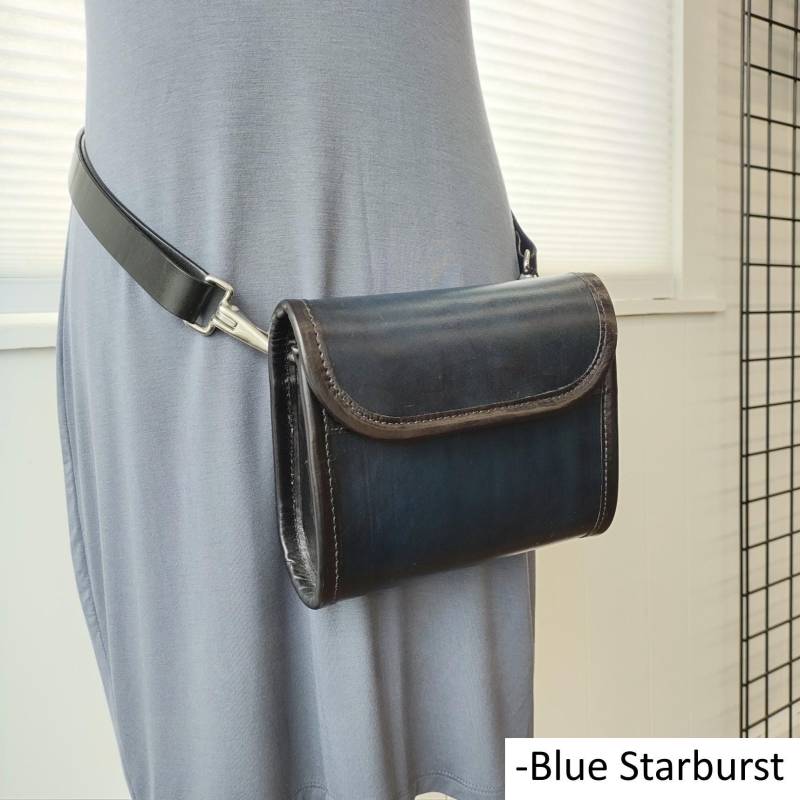 Crossbody-Hüfttasche Aus Leder Handgefärbte Alltagstasche von HomesteadLeatherLLC
