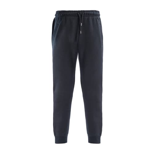 Hometex Premium Textiles Jogginghose mit Bündchen | Basic Unisex Jogger aus 65% Baumwolle 35% Polyester Oeko-tex®Standard 100 | Ideal als Freizeithose, Trainingshose, Sporthose | XL Navy von Hometex Premium Textiles