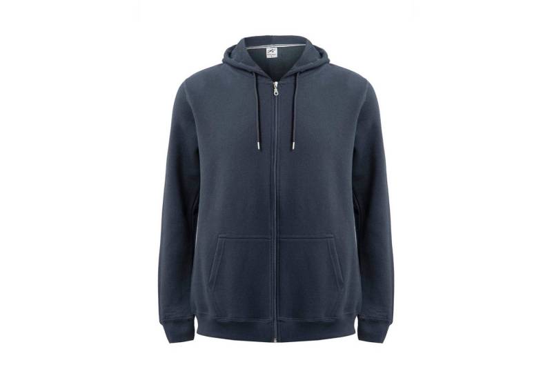 Hometex Premium Textiles Kapuzensweatjacke Kapuzen Sweatjacke, Basic Kapuzen Pullover aus Baumwolle und Polyester mit hochwertigem Zipper, Ideal für Arbeit, Freizeit, Schule oder als Trainingskleidung von Hometex Premium Textiles