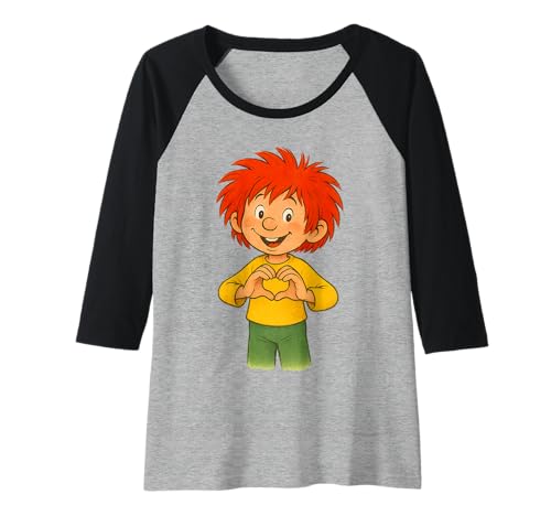 Damen Pumuckl liebt Dich Raglan Damen Pumuckl liebt Dich Raglan von Hometown Designs