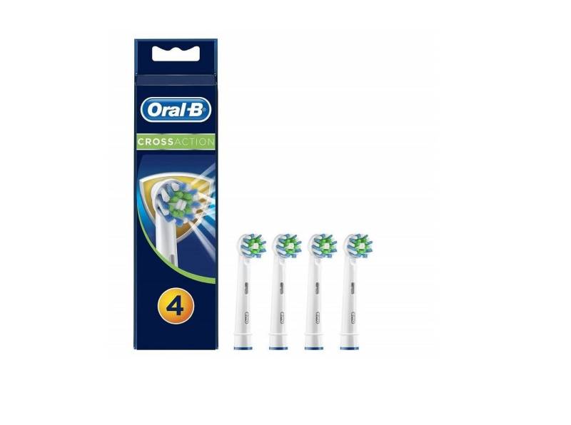 Homevibes Aufsteckbürste CrossAction-Bürstenkopf mit CleanMaximiser Technologie, 4er-Set von Homevibes