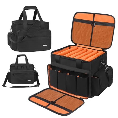 Homfu DJ Gig Gear Bag-DJ Cable File Organizer Bag with Detachable Dividers DJ Travel Gig Bag with Organization Package for Business Trips Daily Use DJ File Equipment Musician Accessories von Homfu