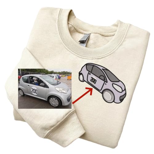 Homidam Racer Auto Bestickt Personalisiert Kapuzenpullover Autotuning Autoenthusiasten Autoliebhaber Autorenntuner Custom Hoodie(DIY) von Homidam