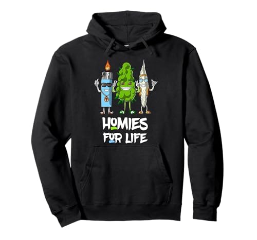 Homies For Life Weed Lustig für Damen und Herren Pullover Hoodie von Homies For Life Weed Tees