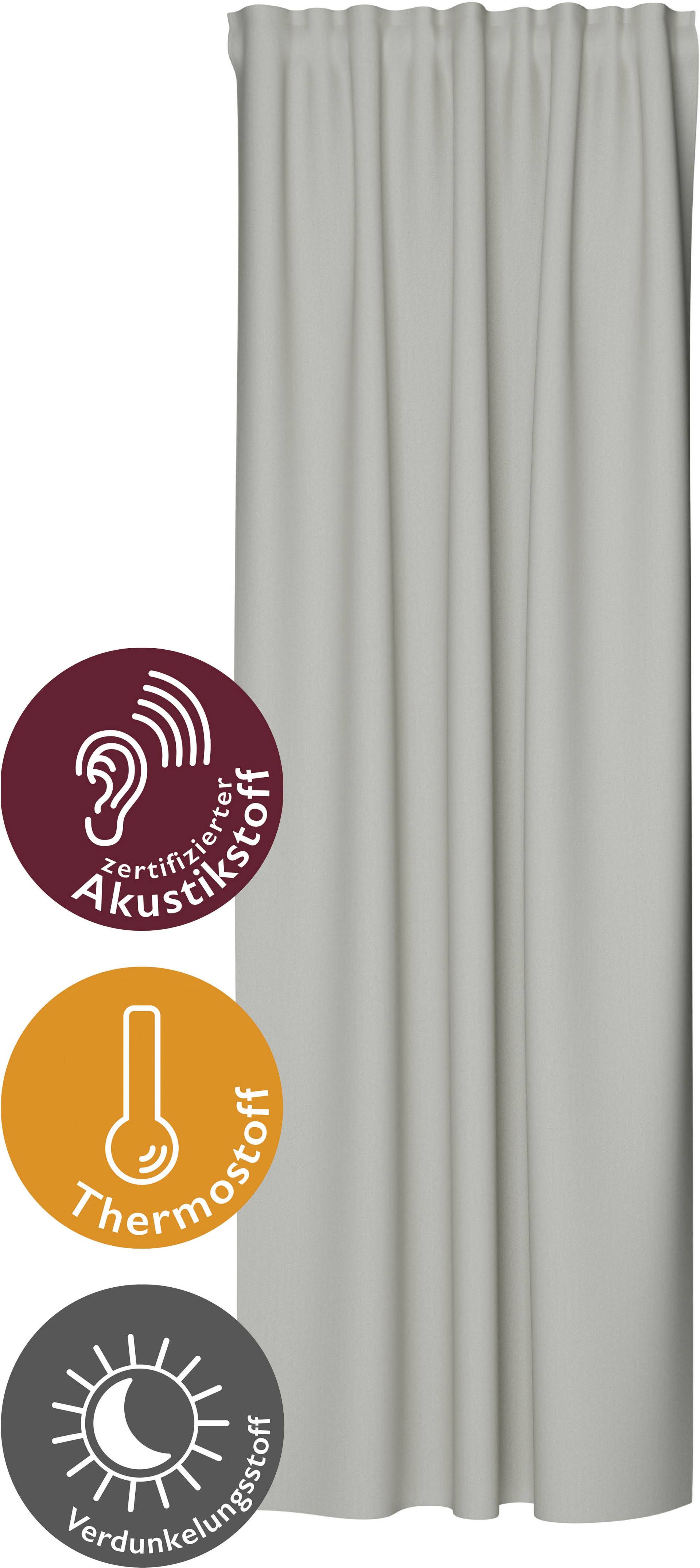 HOMING Vorhang "Galdin" Multifunktionsband 1 Stk. tlg. Verdunklungsvorhang, blickdicht, Thermo, Energiesparend von Homing