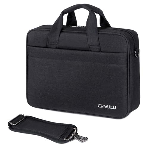 Laptoptasche 15 15.6 16 Zoll Laptop Aktentasche, Computer Tasche Multifunktionale Business Schulter Tasche, Tragbare Wasserdichte Laptoptasche Messenger Bag mit verstellbarem Schultergurt von Homirty