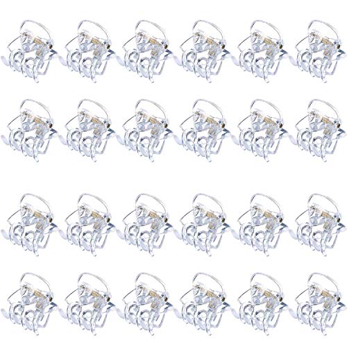 Mini-Haarklammern aus schwarzem Kunststoff, Haarspangen für Mädchen und Damen, 32 Stück von Homkeen