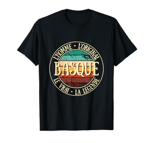 Baskisch Herren Original Legende Humor Baskenland Geschenkidee T-Shirt von Homme Humour Basque Rigolo Humoristique