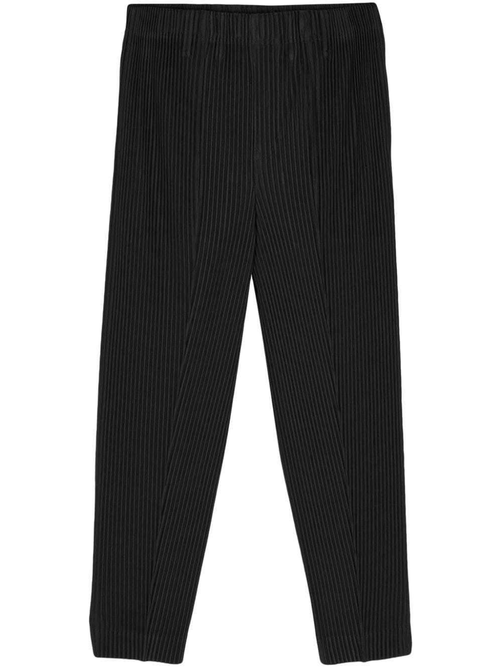 Homme Plissé Issey Miyake Plissierte Cropped-Hose - Schwarz von Homme Plissé Issey Miyake