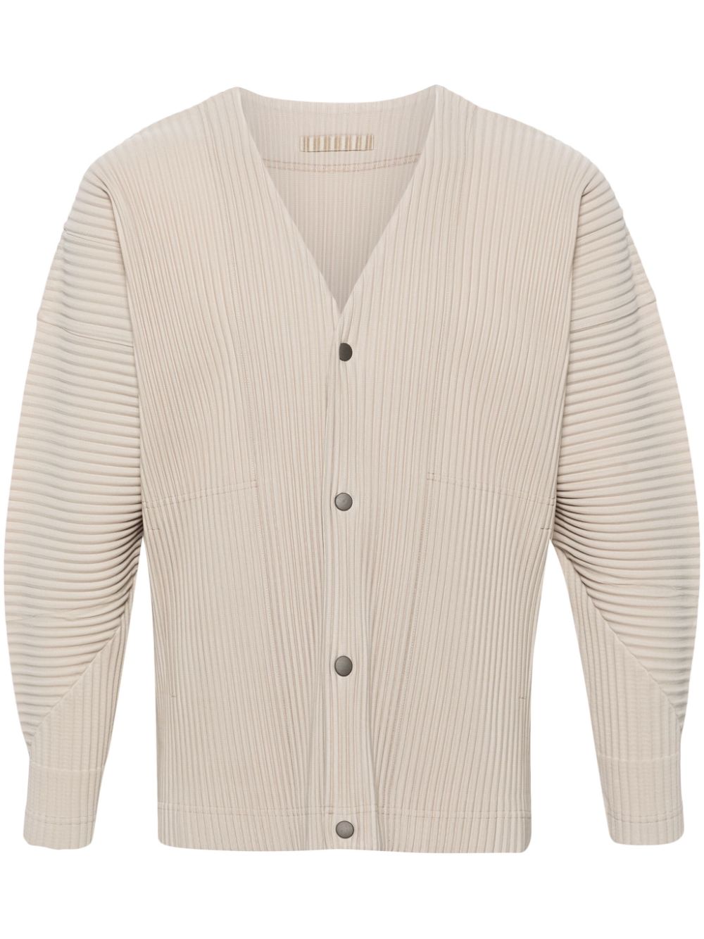 Homme Plissé Issey Miyake Plissierter Mc March Cardigan - Nude von Homme Plissé Issey Miyake