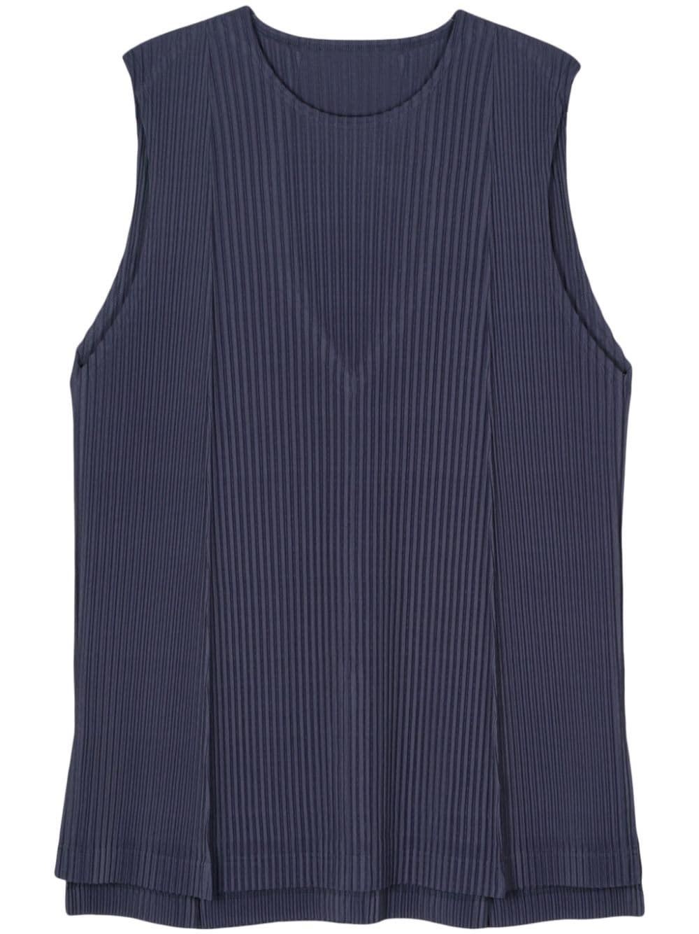 Homme Plissé Issey Miyake Plissiertes Tanktop - Blau von Homme Plissé Issey Miyake