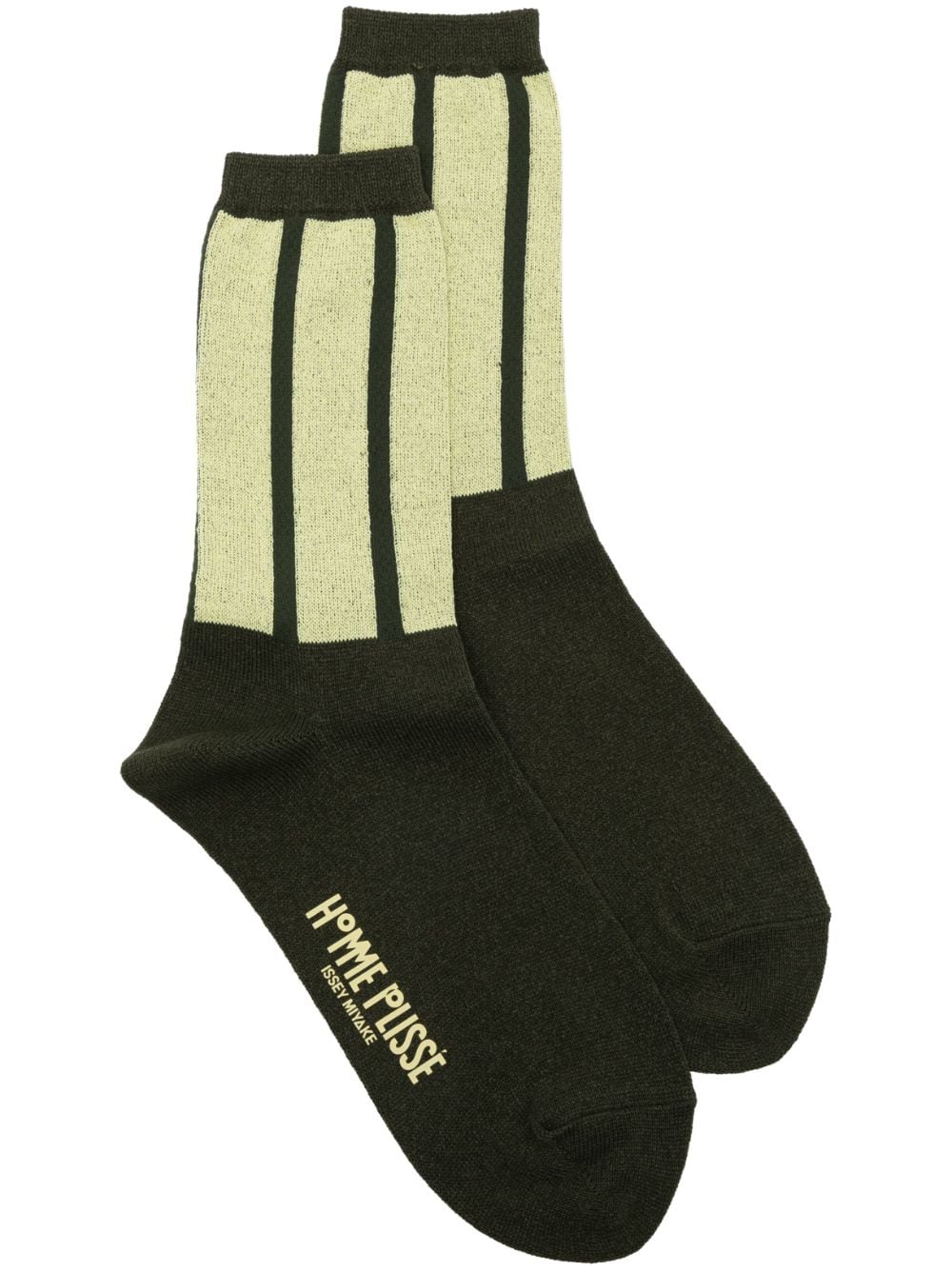 Homme Plissé Issey Miyake Washi Socken mit Logo-Print - Grün von Homme Plissé Issey Miyake