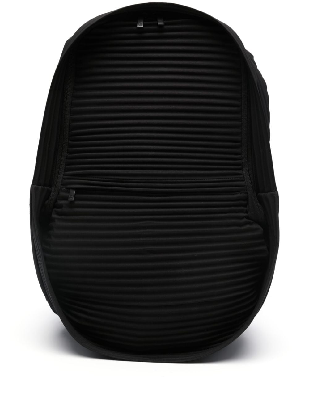 Homme Plissé Issey Miyake Ovaler Rucksack mit geripptem Detail - Schwarz von Homme Plissé Issey Miyake