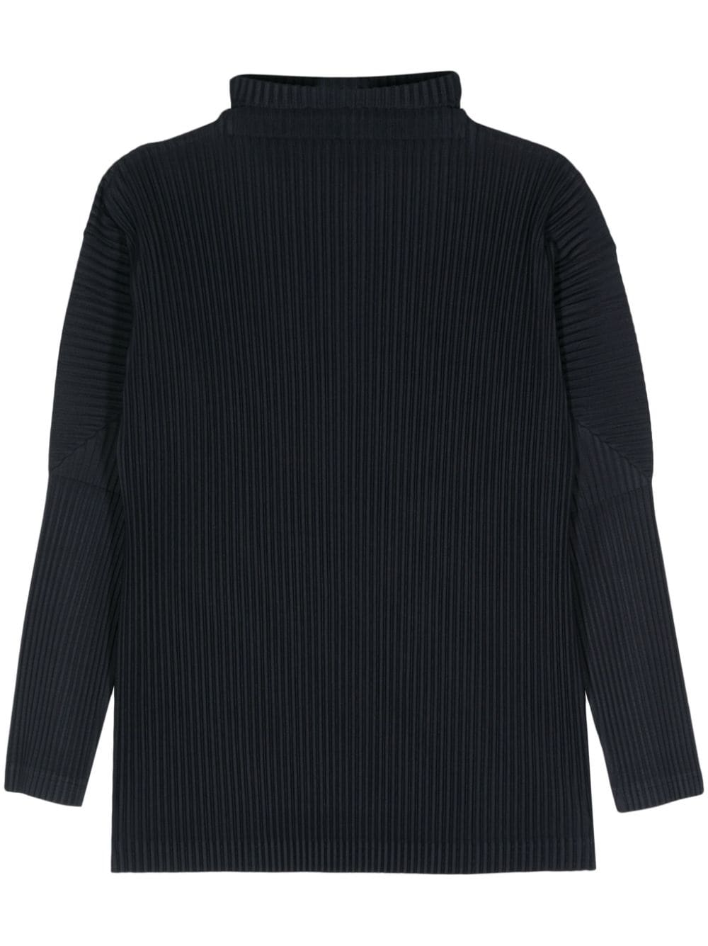 Homme Plissé Issey Miyake Plissierter Rollkragenpullover - Blau von Homme Plissé Issey Miyake