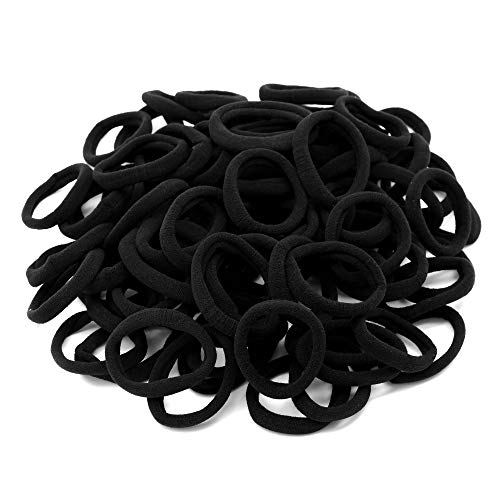 100 Stück Haargummis Schwarz, Haargummi Damen, Zopfgummis Mädchen, Haargummis für Männer und Mädchen, Haargummies Scrunchies Pferdeschwanz Gummi, Elastische Haarbänder für Damen Mädchen 100 Stück Haargummis Schwarz, Haargummi Damen, Zopfgummis Mädchen, Haargummis für Männer und Mädchen, Haargummies Scrunchies Pferdeschwanz Gummi, Elastische Haarbänder für Damen Mädchen von Hommeiily