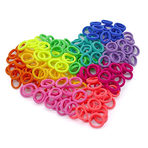 200 Stück Bunte Haargummis Klein für Mädchen - Elastische Baby Haargummi, Dünne Zopfgummis für Kinder, Soft Mini Haargummis 200 Stück Bunte Haargummis Klein für Mädchen - Elastische Baby Haargummi, Dünne Zopfgummis für Kinder, Soft Mini Haargummis von Hommeiily